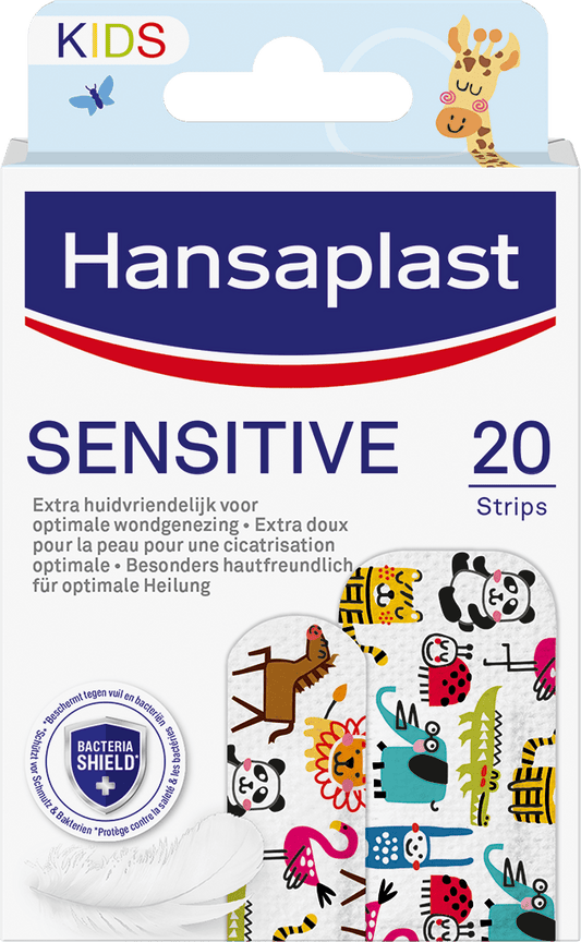 Hansaplast Sensitive kids 20 Stuks - DrogistWereld