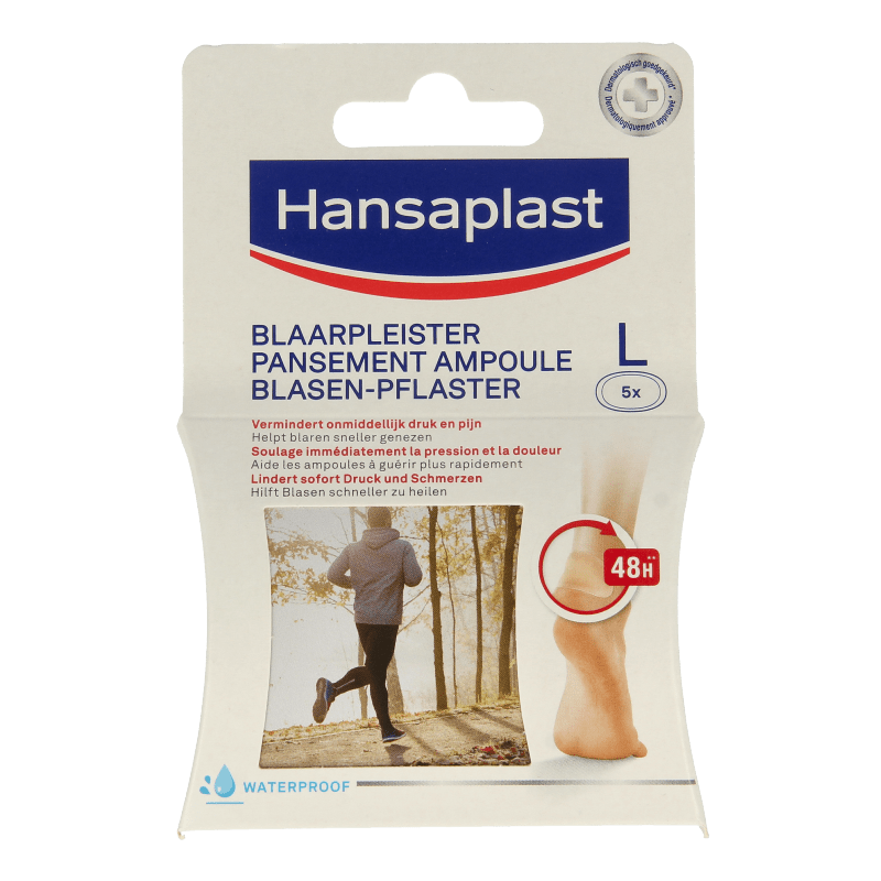 Hansaplast SOS Blaarpleister groot 5 Stuks - DrogistWereld