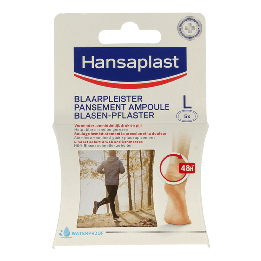 Hansaplast SOS Blaarpleister groot 5 Stuks - DrogistWereld