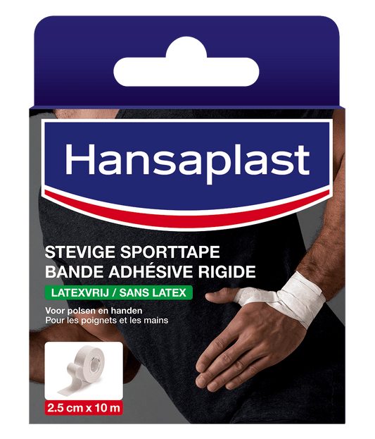 Hansaplast Sport tape smal 2.50cm x 10m 1 Rol - DrogistWereld