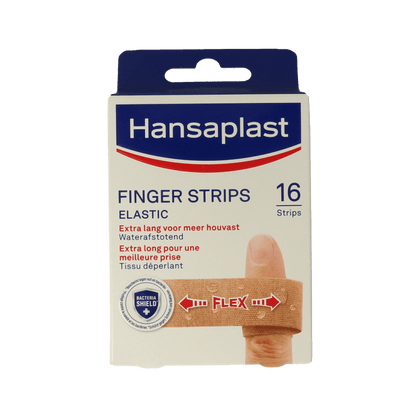 Hansaplast Vingerpleister elastisch strips 16 Stuks - DrogistWereld