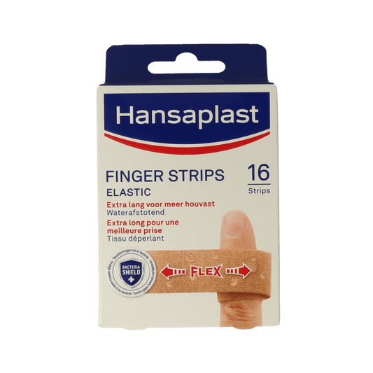 Hansaplast Vingerpleister elastisch strips 16 Stuks - DrogistWereld