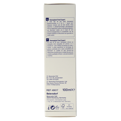 Hansaplast Voetcreme herstellend 100 Milliliter - DrogistWereld