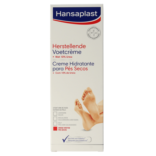 Hansaplast Voetcreme herstellend 100 Milliliter - DrogistWereld