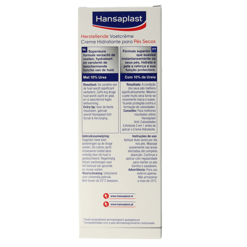 Hansaplast Voetcreme herstellend 100 Milliliter - DrogistWereld