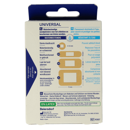 Hansaplast Water resistant universal strips 40 Stuks - DrogistWereld