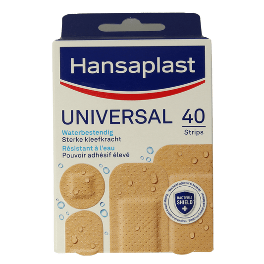 Hansaplast Water resistant universal strips 40 Stuks - DrogistWereld