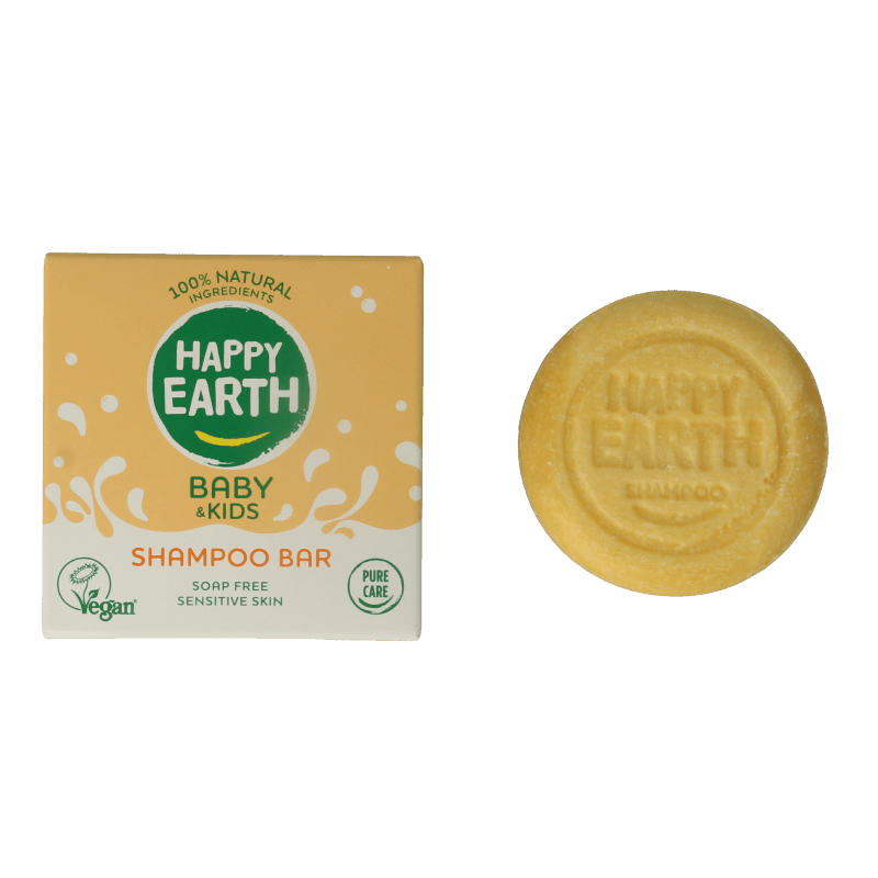 Happy Earth Shampoobar voor baby & kids 50 Gram - DrogistWereld