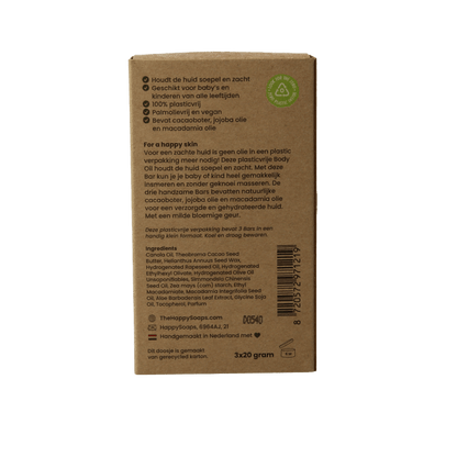 Happysoaps Baby & kids body oil bar little sunshine 60 Gram - DrogistWereld