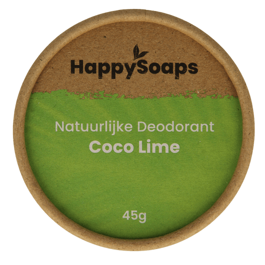 Happysoaps Deodorant kokos en limoen 45 Gram - DrogistWereld