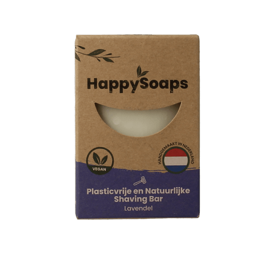 Happysoaps Shaving bar lavendel 80 Gram - DrogistWereld