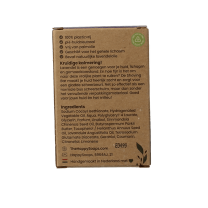 Happysoaps Shaving bar lavendel 80 Gram - DrogistWereld