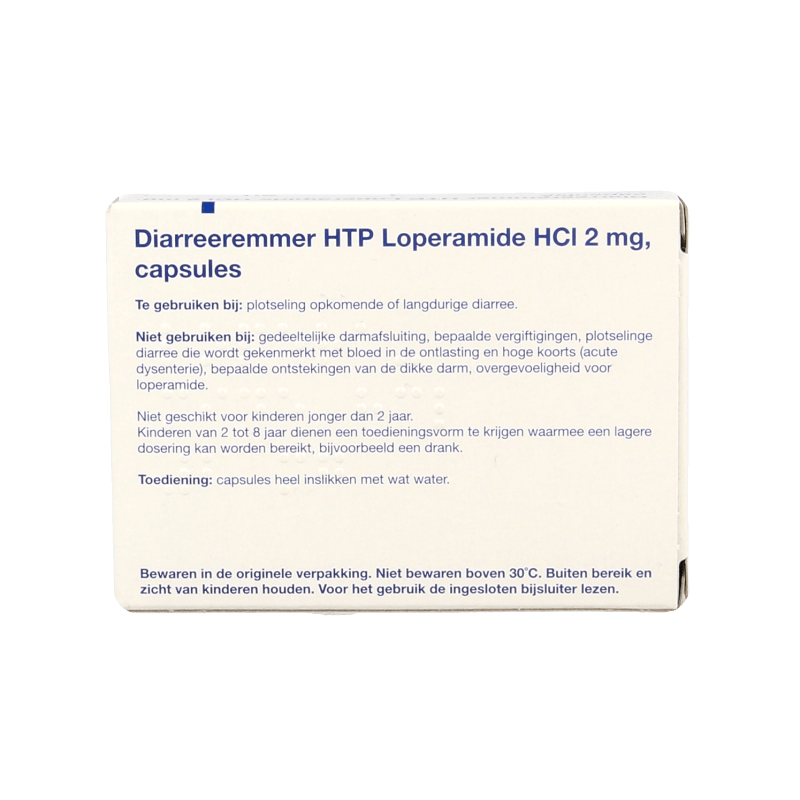 Healthypharm Loperamide 2mg diarreeremmer 20 Capsules - DrogistWereld