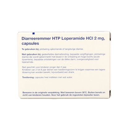 Healthypharm Loperamide 2mg diarreeremmer 20 Capsules - DrogistWereld
