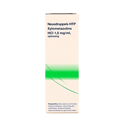 Healthypharm Neusdruppels HTP Xylometazoline HCl 1mg/ml 10 Milliliter - DrogistWereld