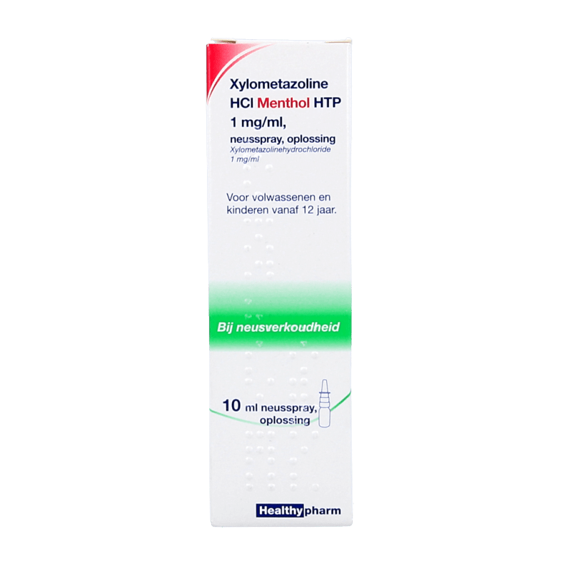 Healthypharm Neusspray xylometazol menthol 10 Milliliter - DrogistWereld