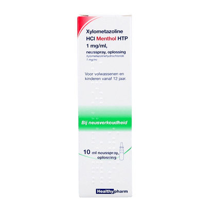 Healthypharm Neusspray xylometazol menthol 10 Milliliter - DrogistWereld