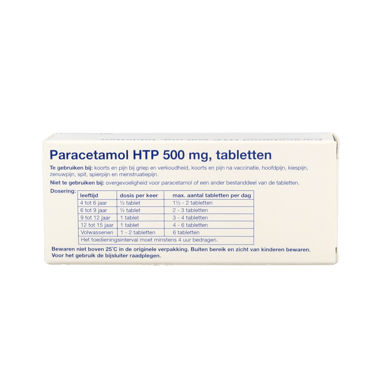 Healthypharm Paracetamol 500mg 50 Tabletten - DrogistWereld