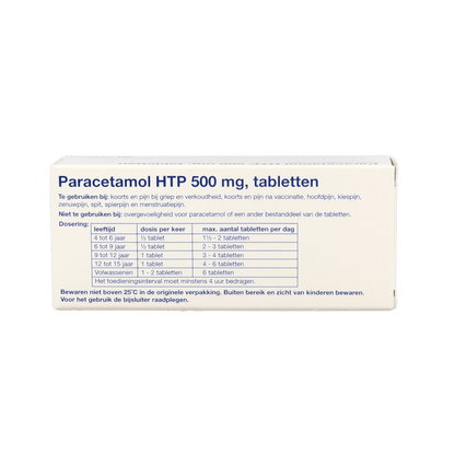 Healthypharm Paracetamol 500mg 50 Tabletten - DrogistWereld