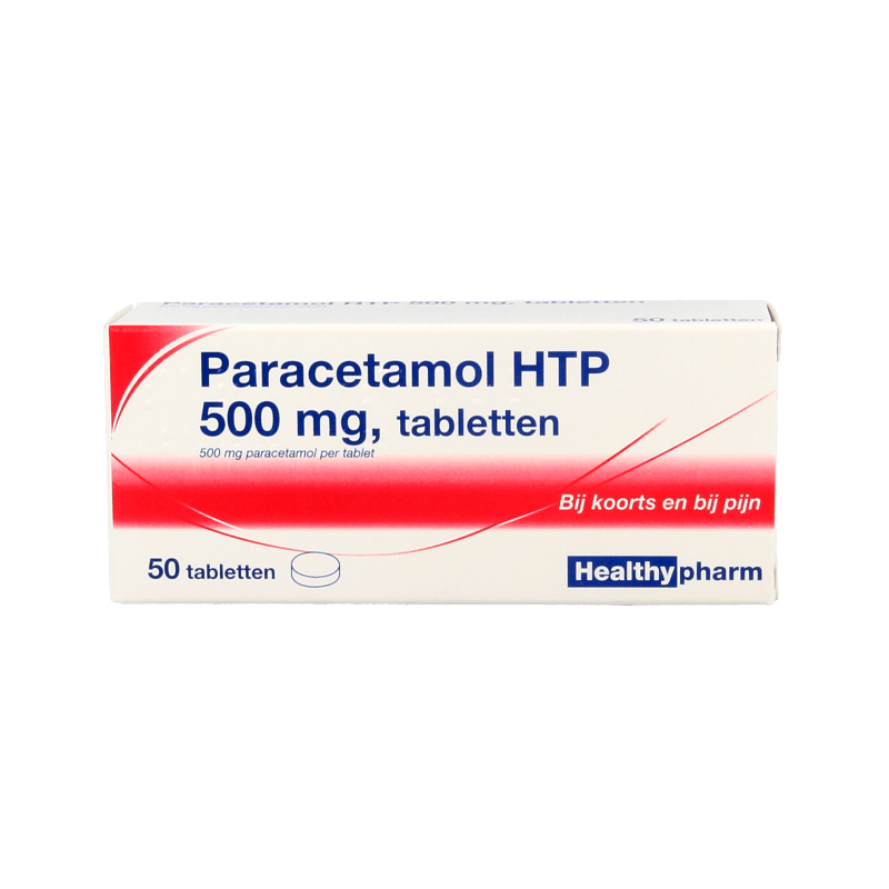 Healthypharm Paracetamol 500mg 50 Tabletten - DrogistWereld