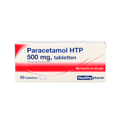 Healthypharm Paracetamol 500mg 50 Tabletten - DrogistWereld