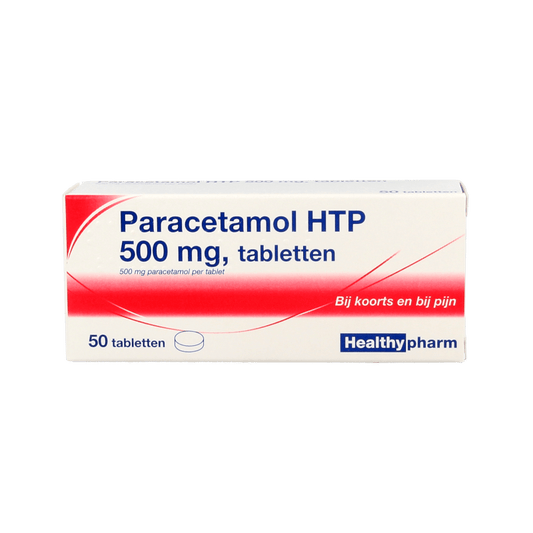 Healthypharm Paracetamol 500mg 50 Tabletten - DrogistWereld