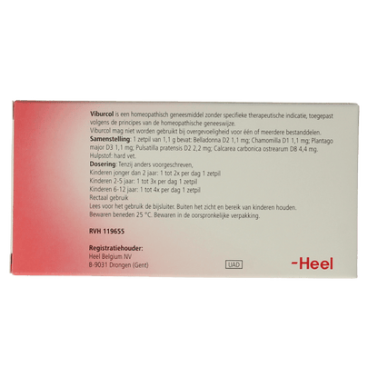Heel Viburcol H 6 Zetpillen - DrogistWereld