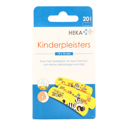 Heka Kinderpleister 19 x 76mm 20 Stuks - DrogistWereld