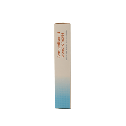 Heka Klein Wondkompres gemetalliseerd 10 x 12cm steriel 10 Stuks - DrogistWereld