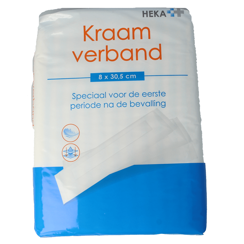 Heka Kraamverband 8 x 30.5cm 12 Stuks - DrogistWereld