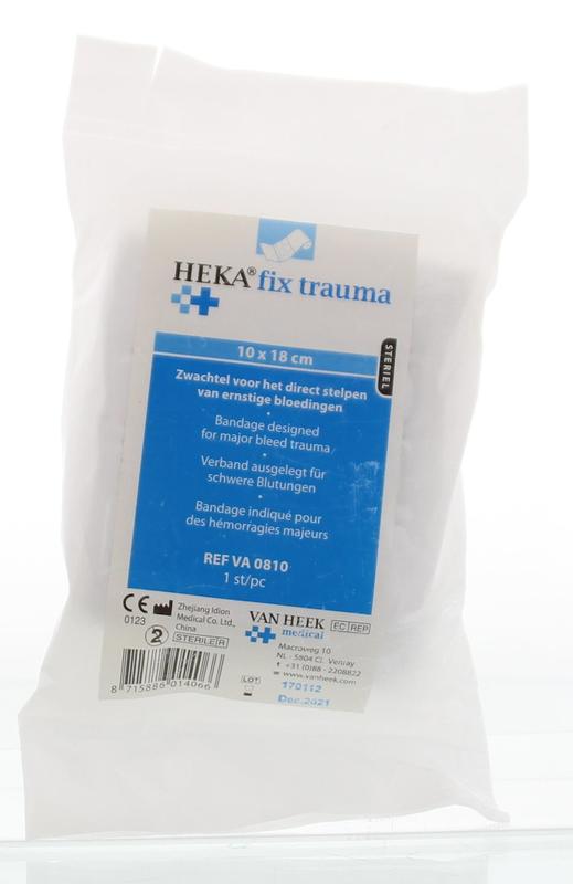 Heka Traumazwachtel wondgedeelte 10 x 18cm 1 Stuks - DrogistWereld