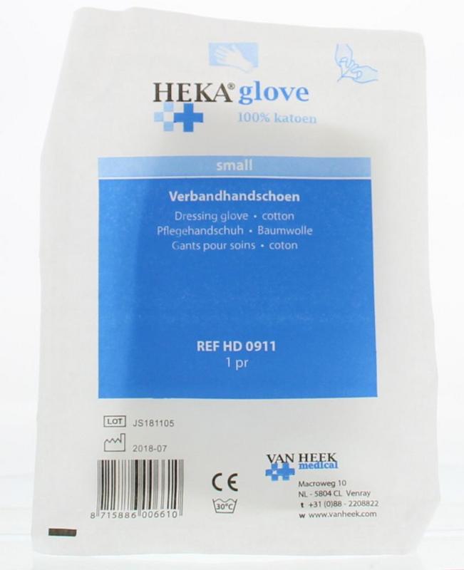 Heka Verbandhandschoenen maat S 2 Stuks - DrogistWereld