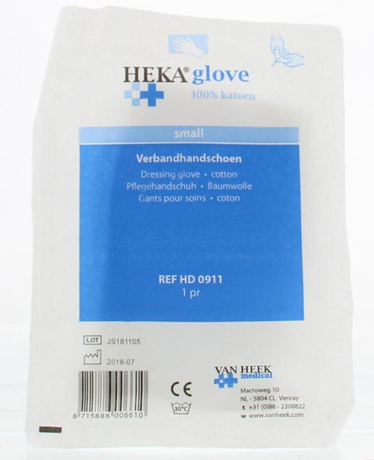 Heka Verbandhandschoenen maat S 2 Stuks - DrogistWereld