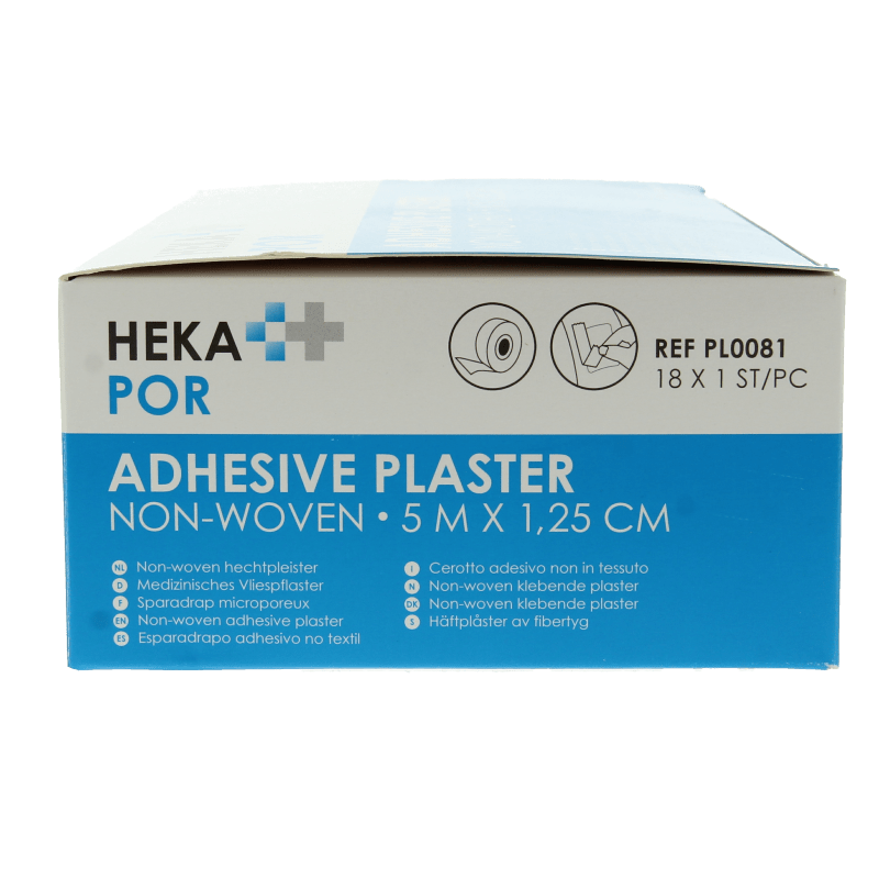 Hekapor Non - woven hechtpleister ring 5 x 1.25 18 Stuks - DrogistWereld