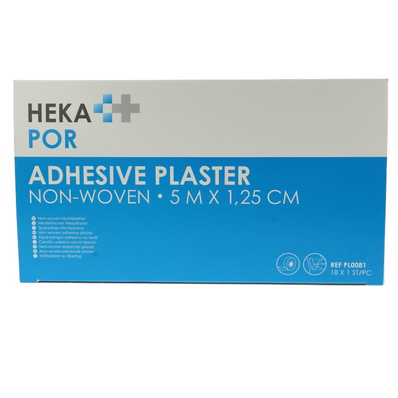 Hekapor Non - woven hechtpleister ring 5 x 1.25 18 Stuks - DrogistWereld