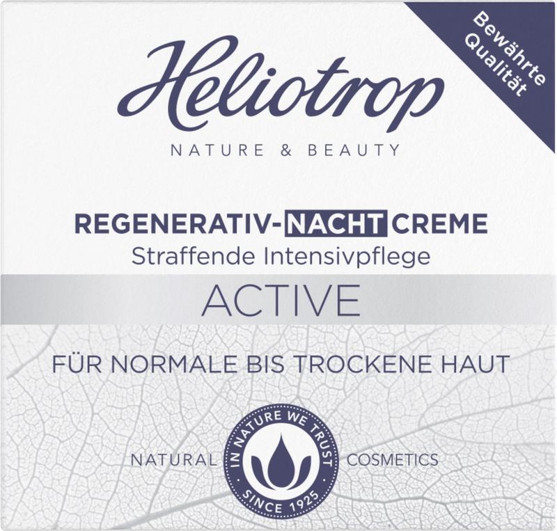 Heliotrop Active regeneratie nachtcreme 50 Milliliter - DrogistWereld