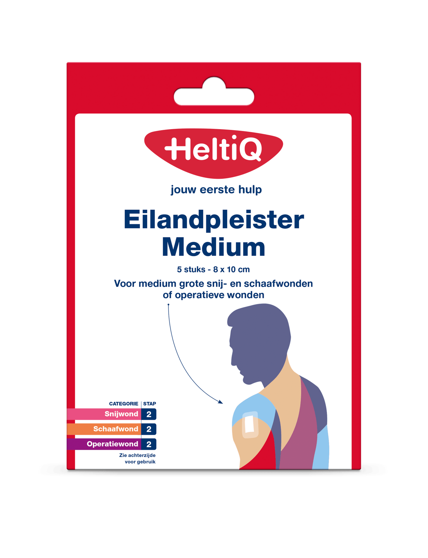 Heltiq Eilandpleisters 8 x 10cm 5 Stuks - DrogistWereld