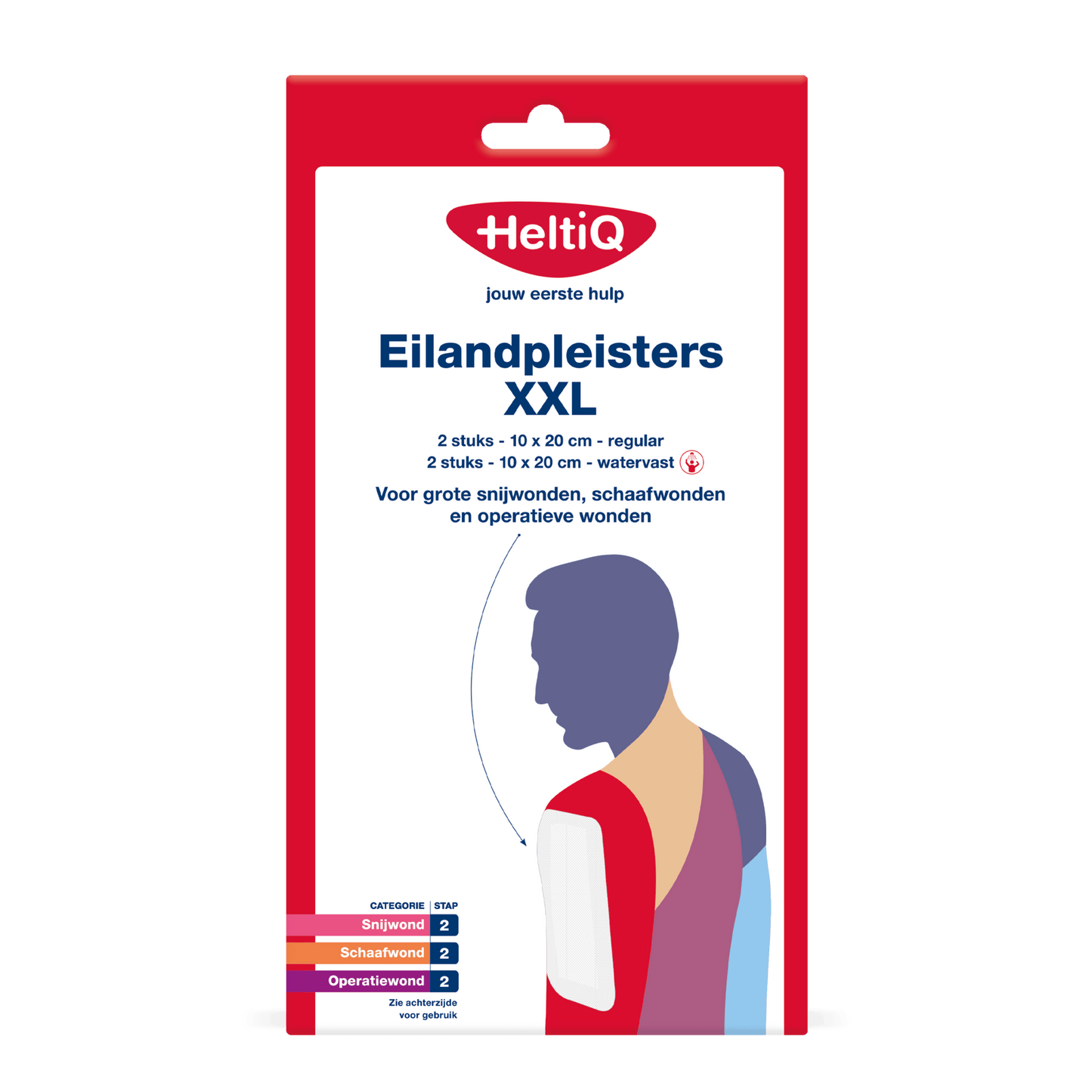Heltiq Eilandpleisters XXL 4 Stuks - DrogistWereld
