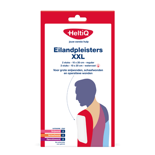 Heltiq Eilandpleisters XXL 4 Stuks - DrogistWereld