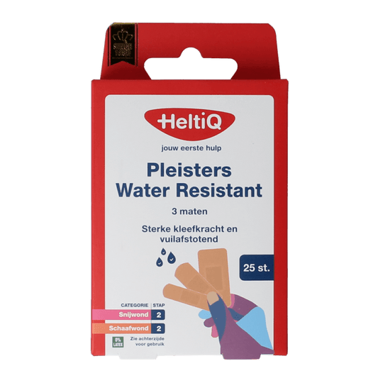 Heltiq Pleisters water resistant 3 maten 25 Stuks - DrogistWereld