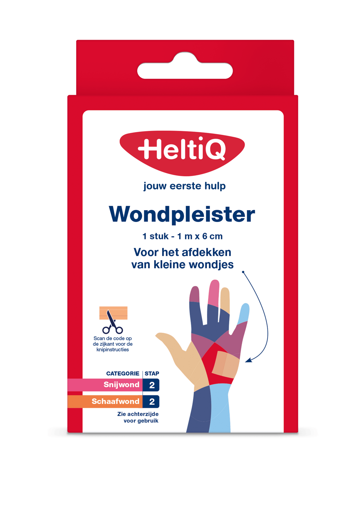 Heltiq Wondpleister 1m x 6cm 1 Stuks - DrogistWereld