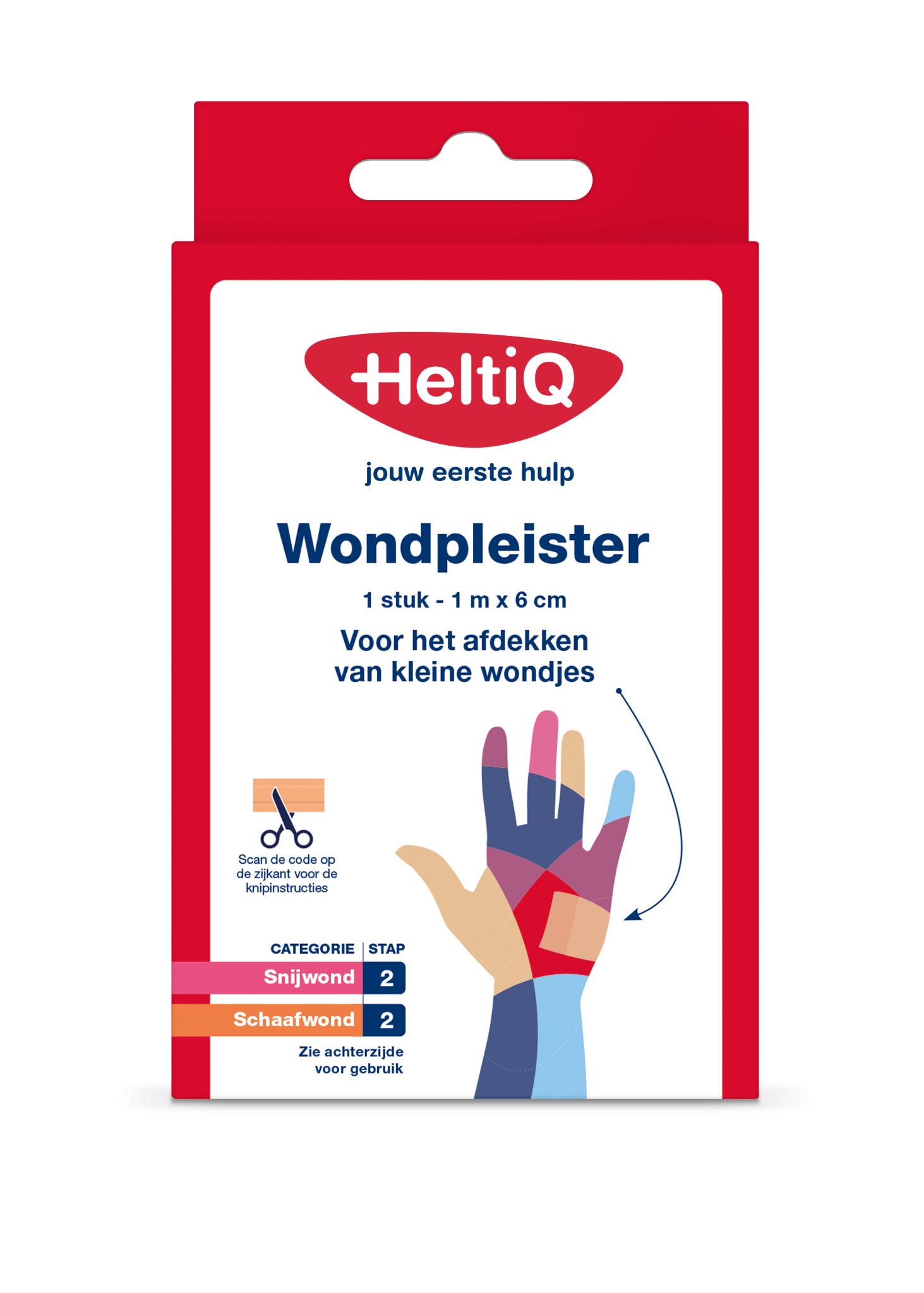 Heltiq Wondpleister 1m x 6cm 1 Stuks - DrogistWereld