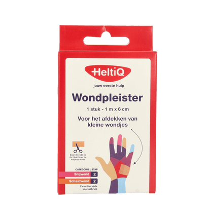 Heltiq Wondpleister 1m x 6cm 1 Stuks - DrogistWereld