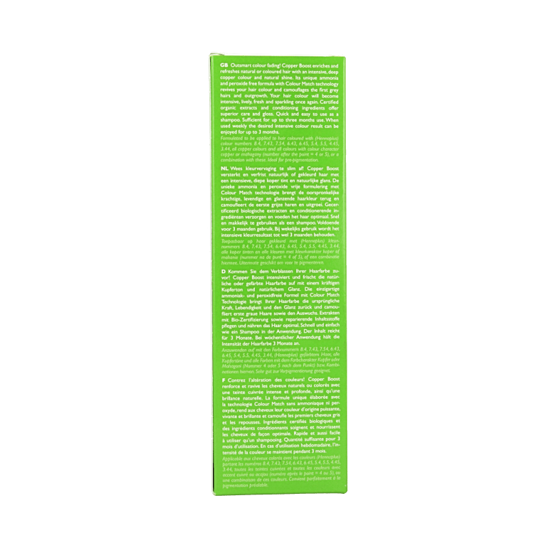 Henna Plus Colour boost copper 200 Milliliter - DrogistWereld