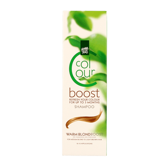 Henna Plus Colour boost warm blonde 200 Milliliter - DrogistWereld