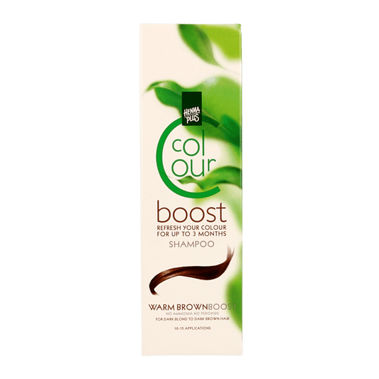 Henna Plus Colour boost warm brown 200 Milliliter - DrogistWereld