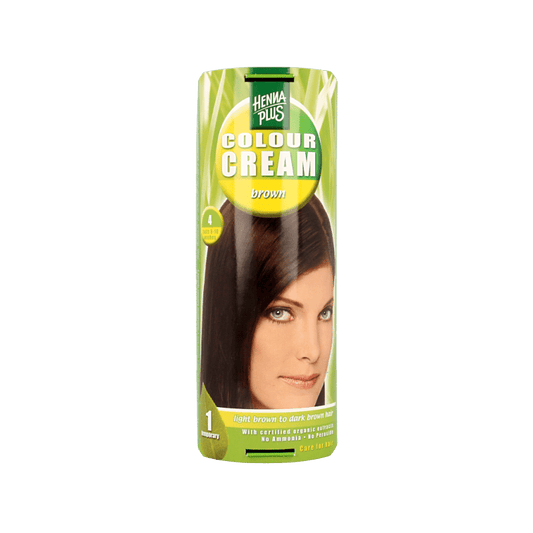 Henna Plus Colour cream 4 brown 60 Milliliter - DrogistWereld