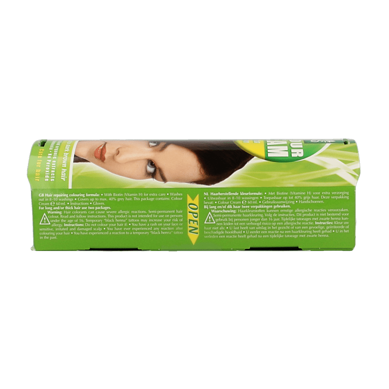 Henna Plus Colour cream 4.03 mocha brown 60 Milliliter - DrogistWereld