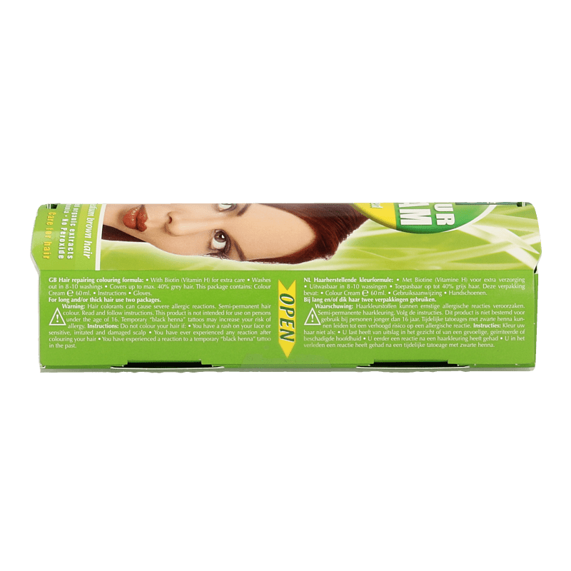 Henna Plus Colour cream 5.6 warm red 60 Milliliter - DrogistWereld
