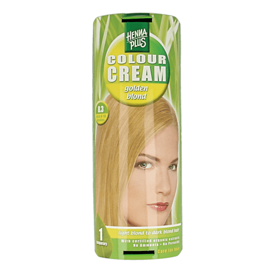 Henna Plus Colour cream 8.3 gold blond 60 Milliliter - DrogistWereld